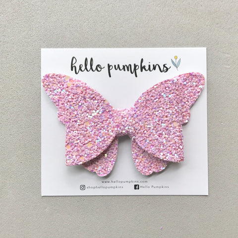 Glitter Flutter Butterfly - Pink