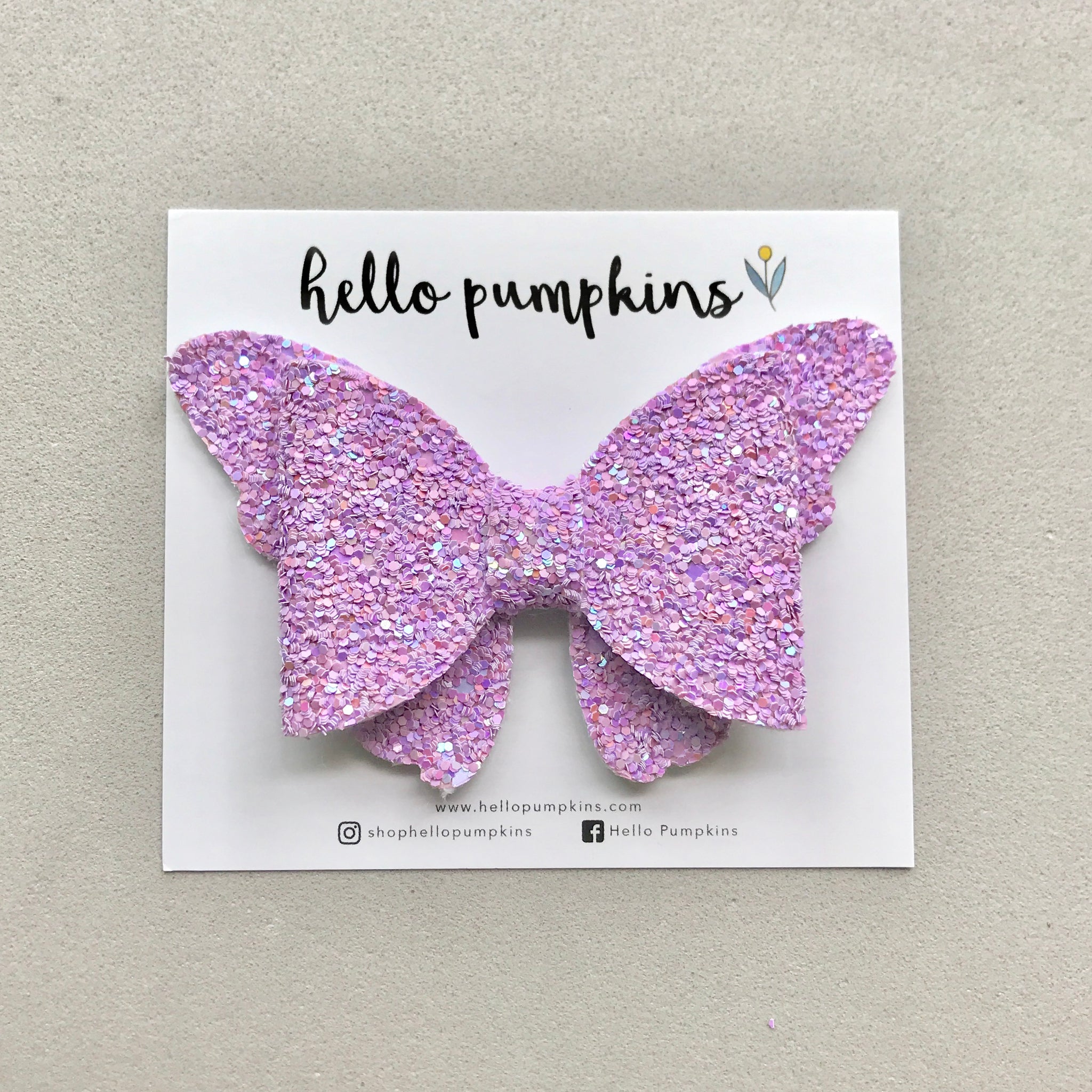 Glitter Flutter Butterfly - Purple