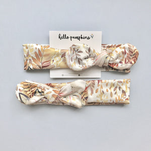 Mousey Knot Headband - Autumn Leaves