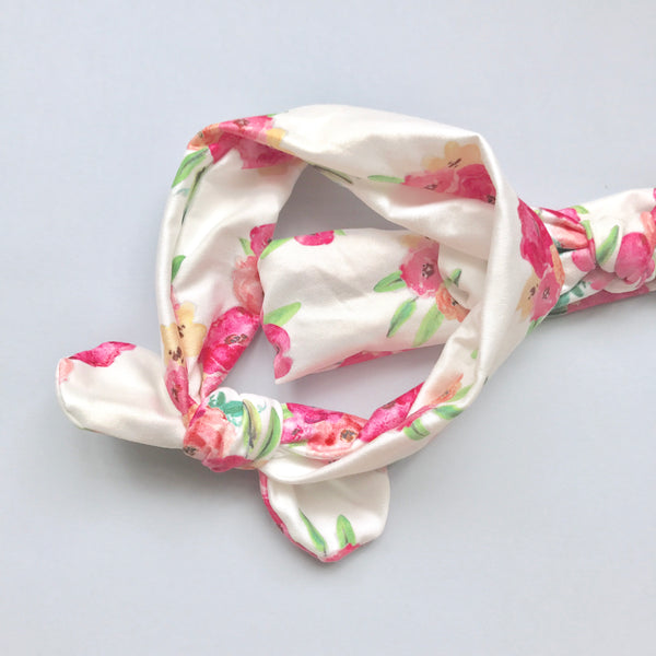 Mousey Knot Headband - Blooming Roses