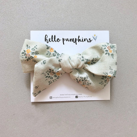 Yukata Bow Headband - Forest