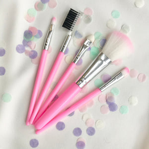 Set of 5 Makeup Brushes