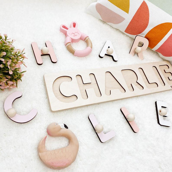 Baby Name Board in Sweet Colours